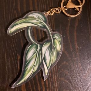 Pathos Leaf Keychain